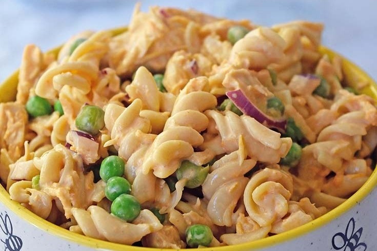 Buffalo Chicken Pasta Salad