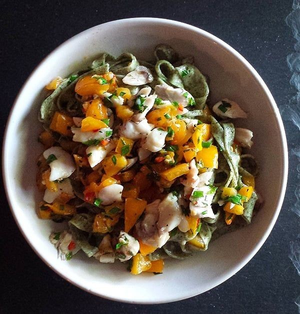 Spicy Pork with Kelp Noodles