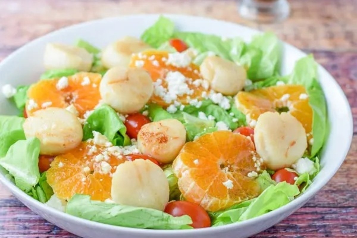 Scallop Salad | Sweet Orange