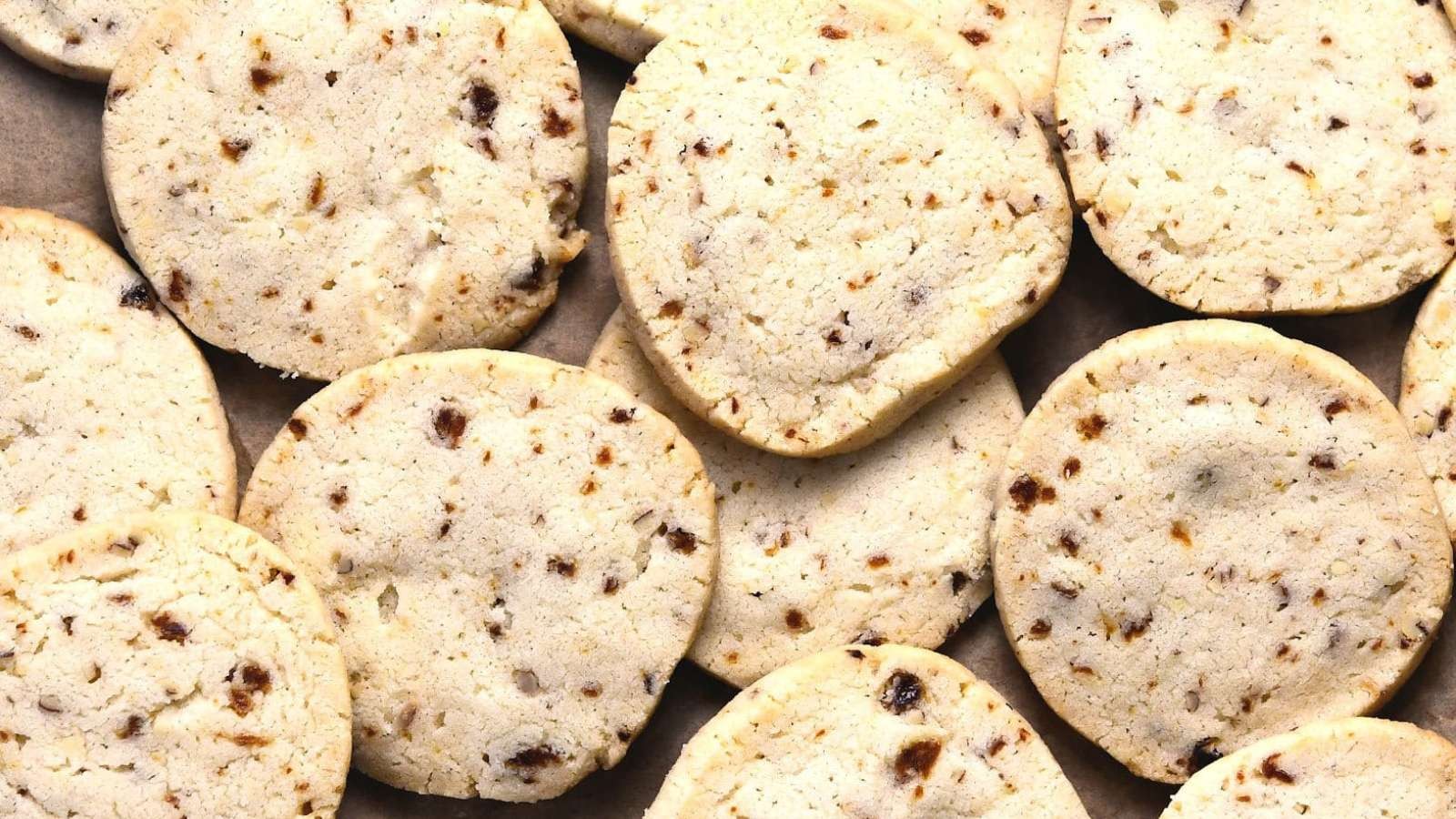 Apricot Shortbread Cookie with Pecans