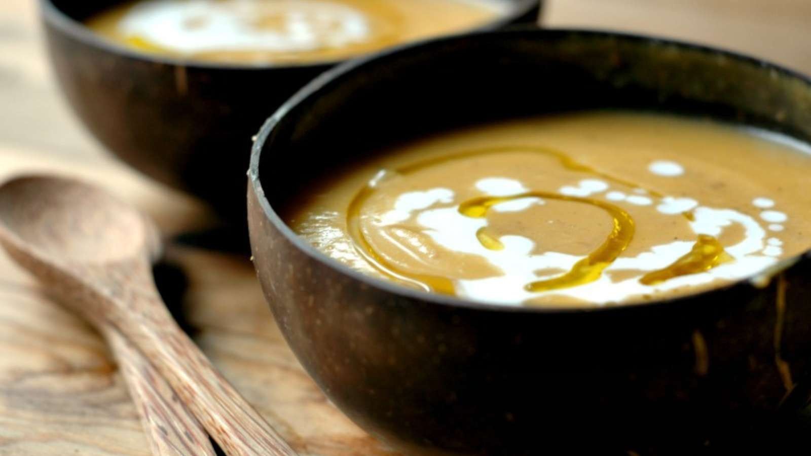 Roasted Acorn Squash And Sweet Potato Soup