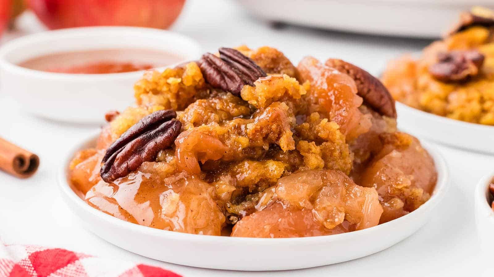 The Best Crockpot Apple Dump Cake