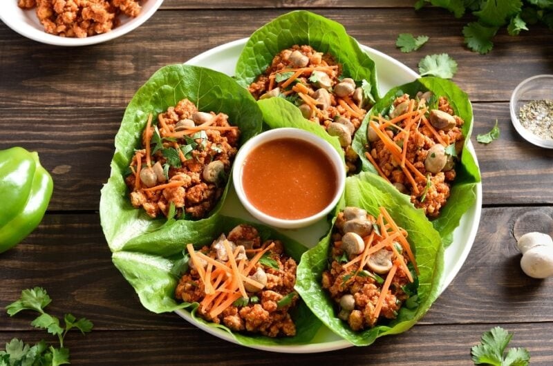 Easy Chicken Teriyaki Wraps