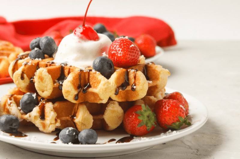 Belgian Chocolate Waffles