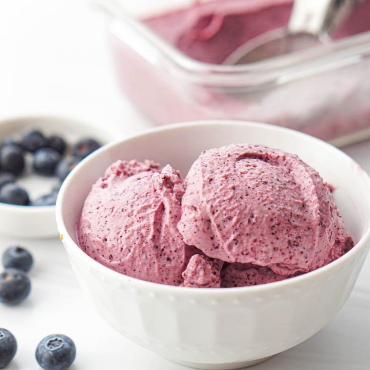 Vitamix’s Blueberry Avocado Nice Cream