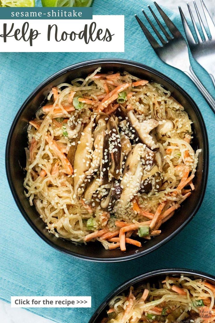 Keto Chicken Lo Mein with Kelp Noodles