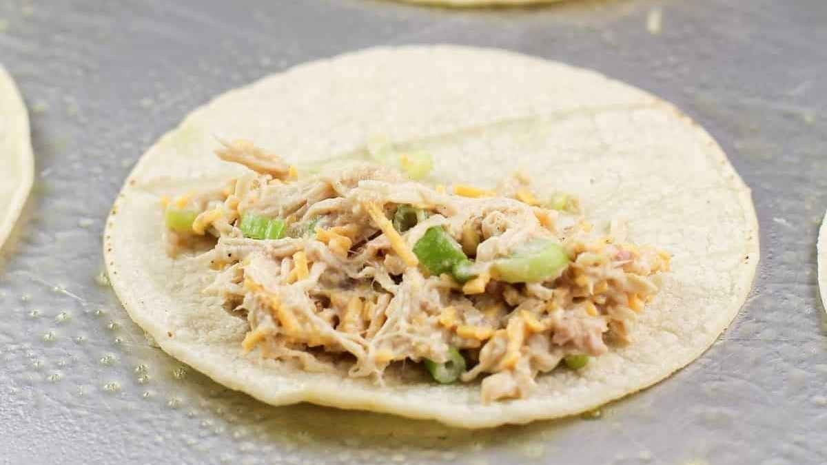Mini Air Fryer Chicken Quesadilla
