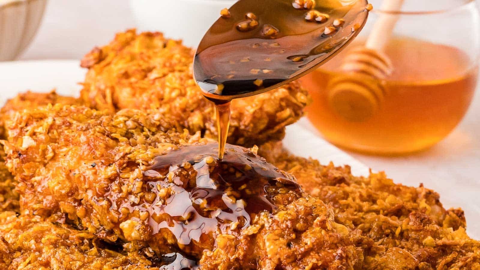 Air Fryer Honey Garlic Chicken Tenders