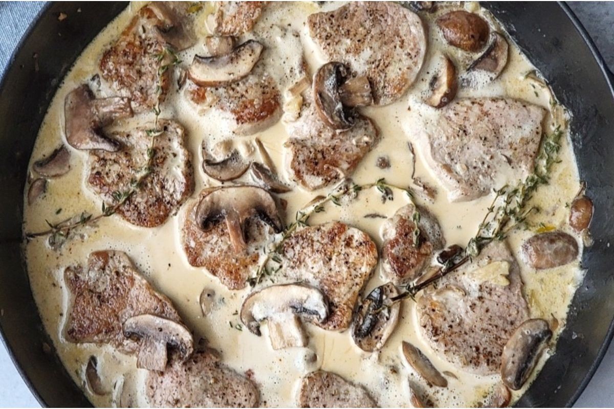 Pork Tenderloin With Creamy Mushroom Sauce
