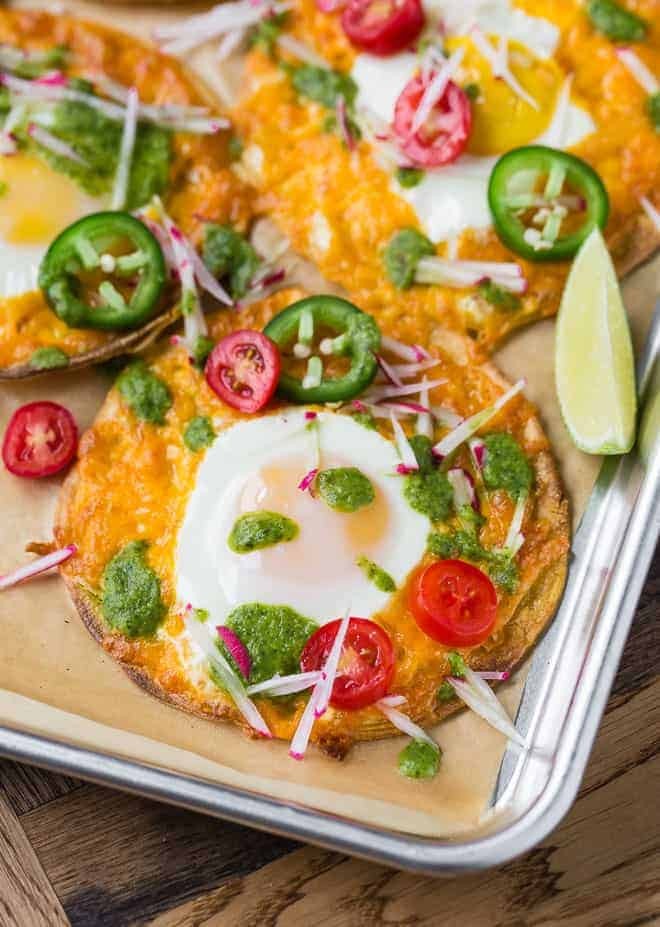 Sheet Pan Breakfast Tostadas