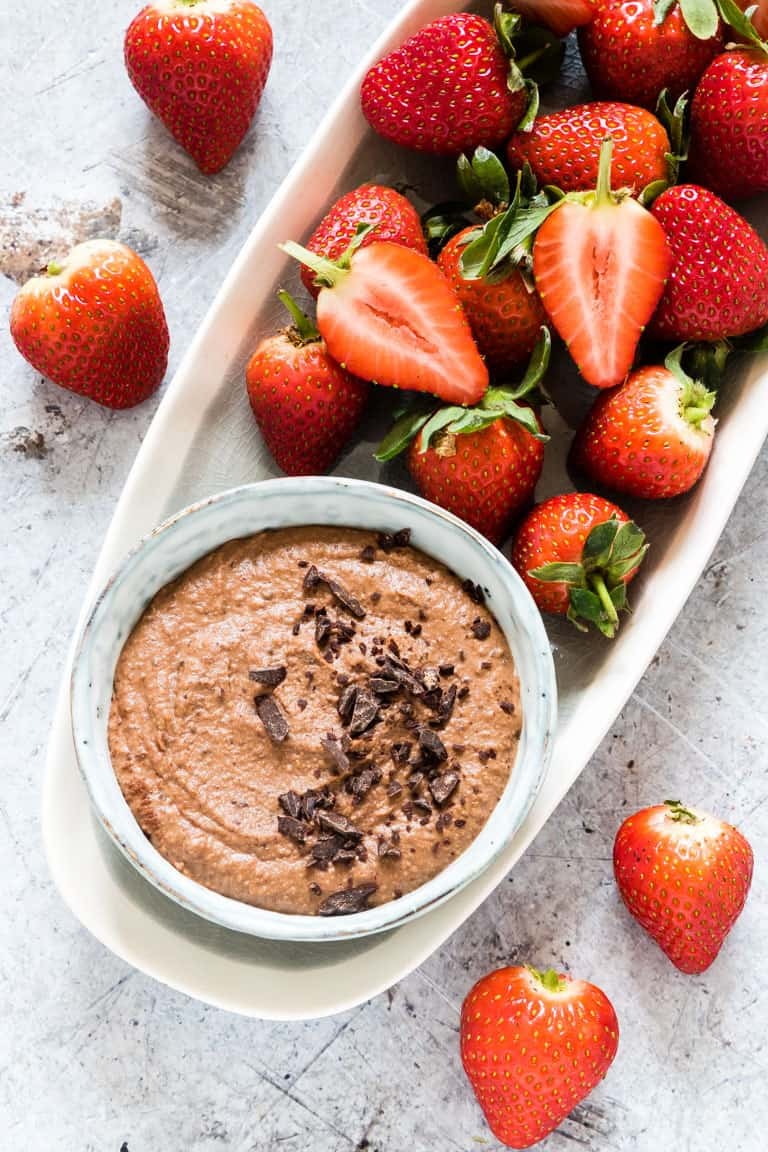 Best Easy Chocolate Hummus Ever