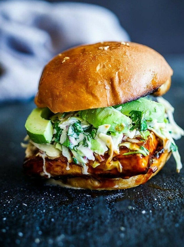 Crispy BBQ Tofu Sandwich