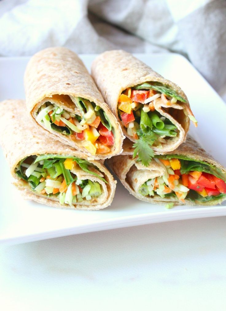 Asian Slaw Vegan Wraps with Cauliflower Rice