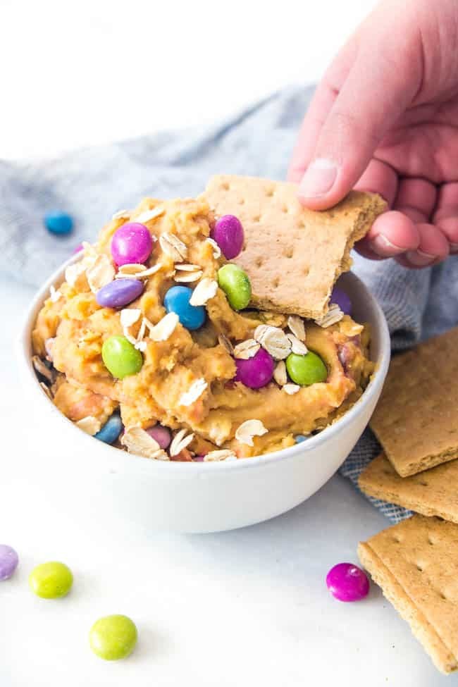 Monster Cookie Vegan Dessert Hummus
