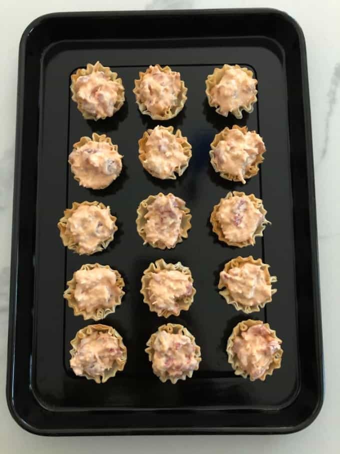 Hoisin Mushroom Phyllo Cups