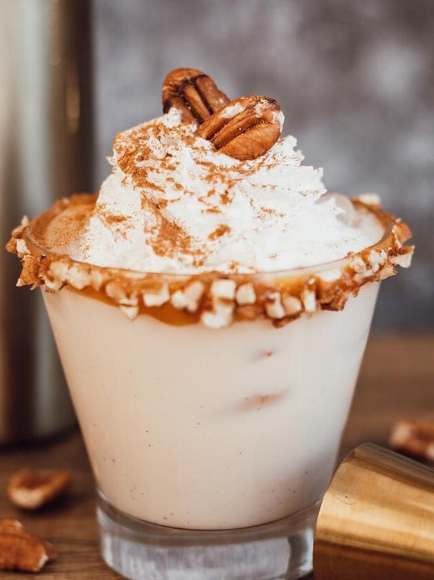 Boozy Pecan Pie Cocktail