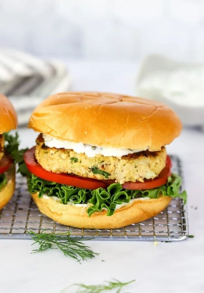 Salmon Burgers for Easy Dinner