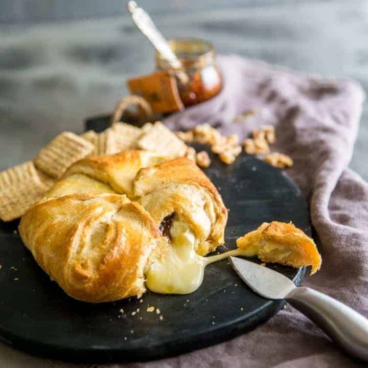 Mini Baked Brie Roll-Ups