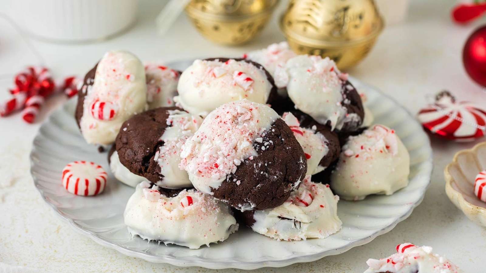 Peppermint Mocha Cookies