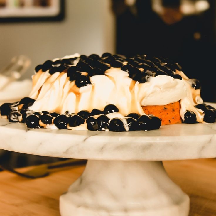 Earl Grey Boba Chiffon Cake