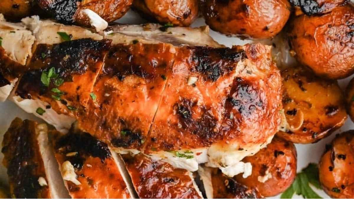 Mojo Butterflied Roast Chicken