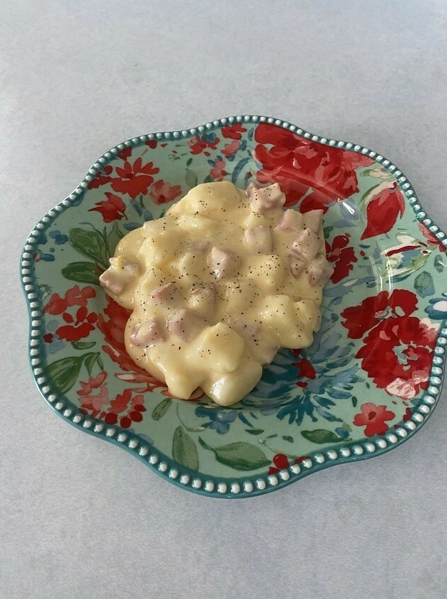 Microwave Scalloped Potatoes & Ham