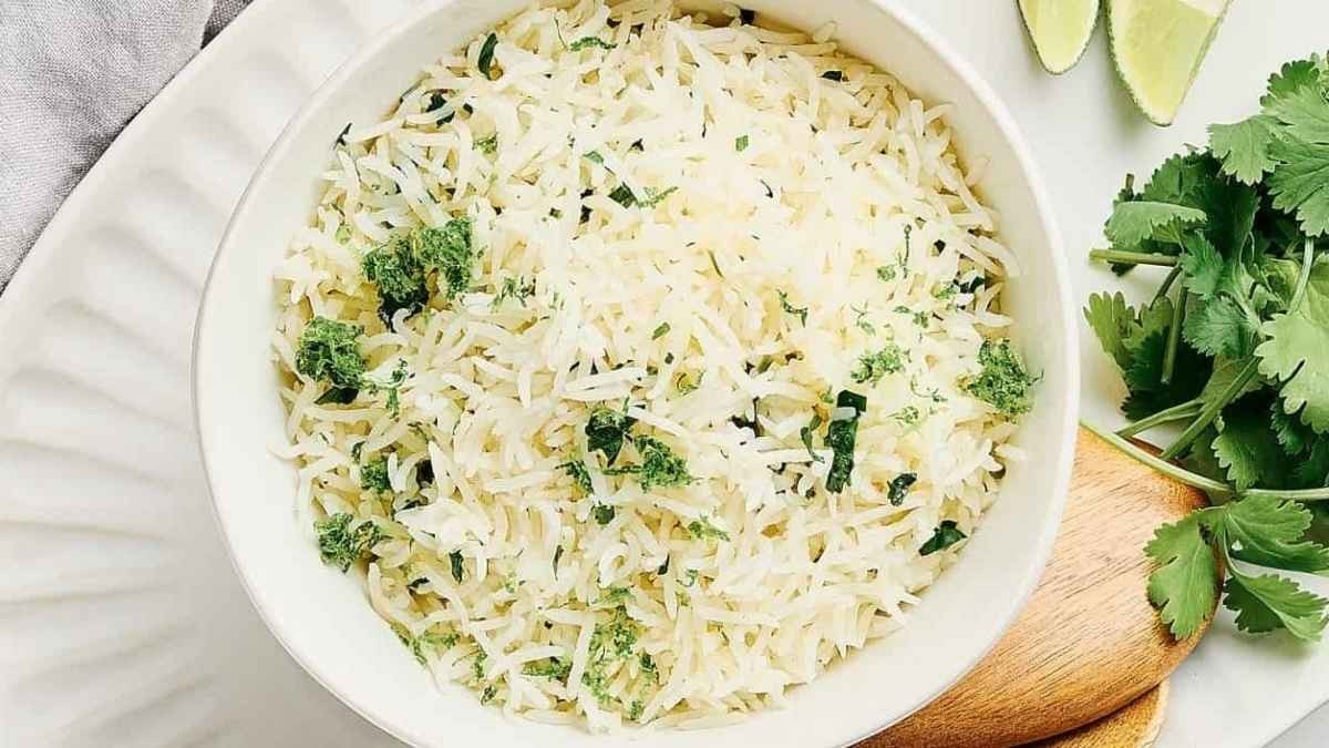 Rice Cooker Cilantro Lime Rice