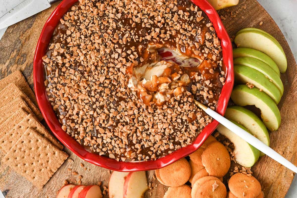 Cream Cheese Caramel Apple Dip