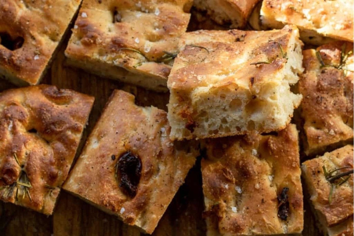 Black Pepper Sourdough Focaccia
