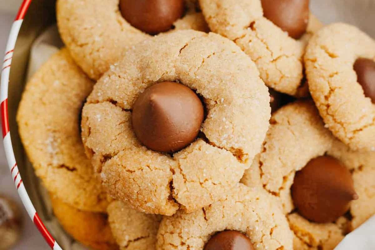 Classic Thumbprint Hershey Kiss Cookies