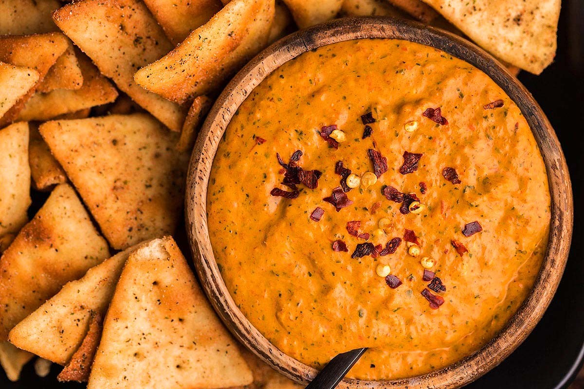 Roasted Red Pepper Cream Cheese Dip