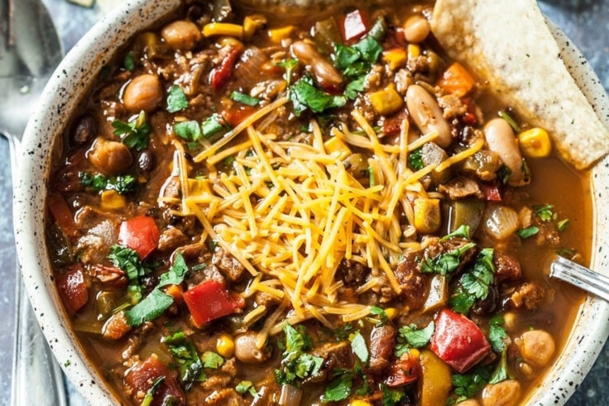 Slow Cooker Vegetarian Chili
