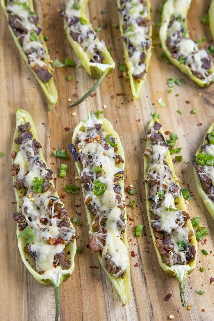 Italian Sausage Stuffed Banana Peppers
