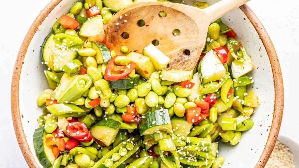 Edamame Cucumber Salad