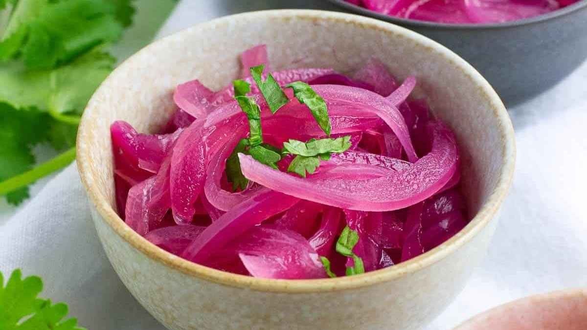 Asian Pickled Red Onions
