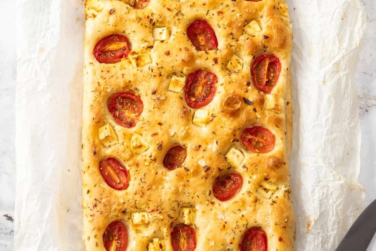 Spelt Focaccia (Easy No-Knead)