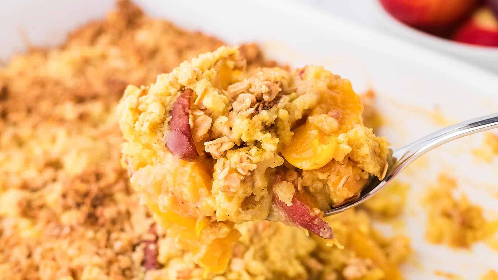 Peach Cobbler Dump Cake