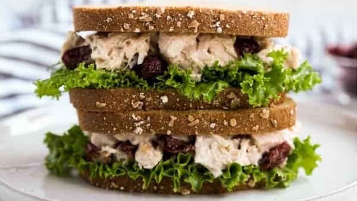 Turkey Cranberry Salad (With Leftover Turkey)