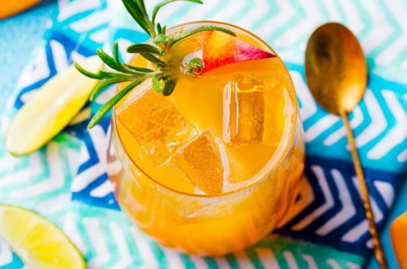 Sweet Bourbon Peach Lemonade