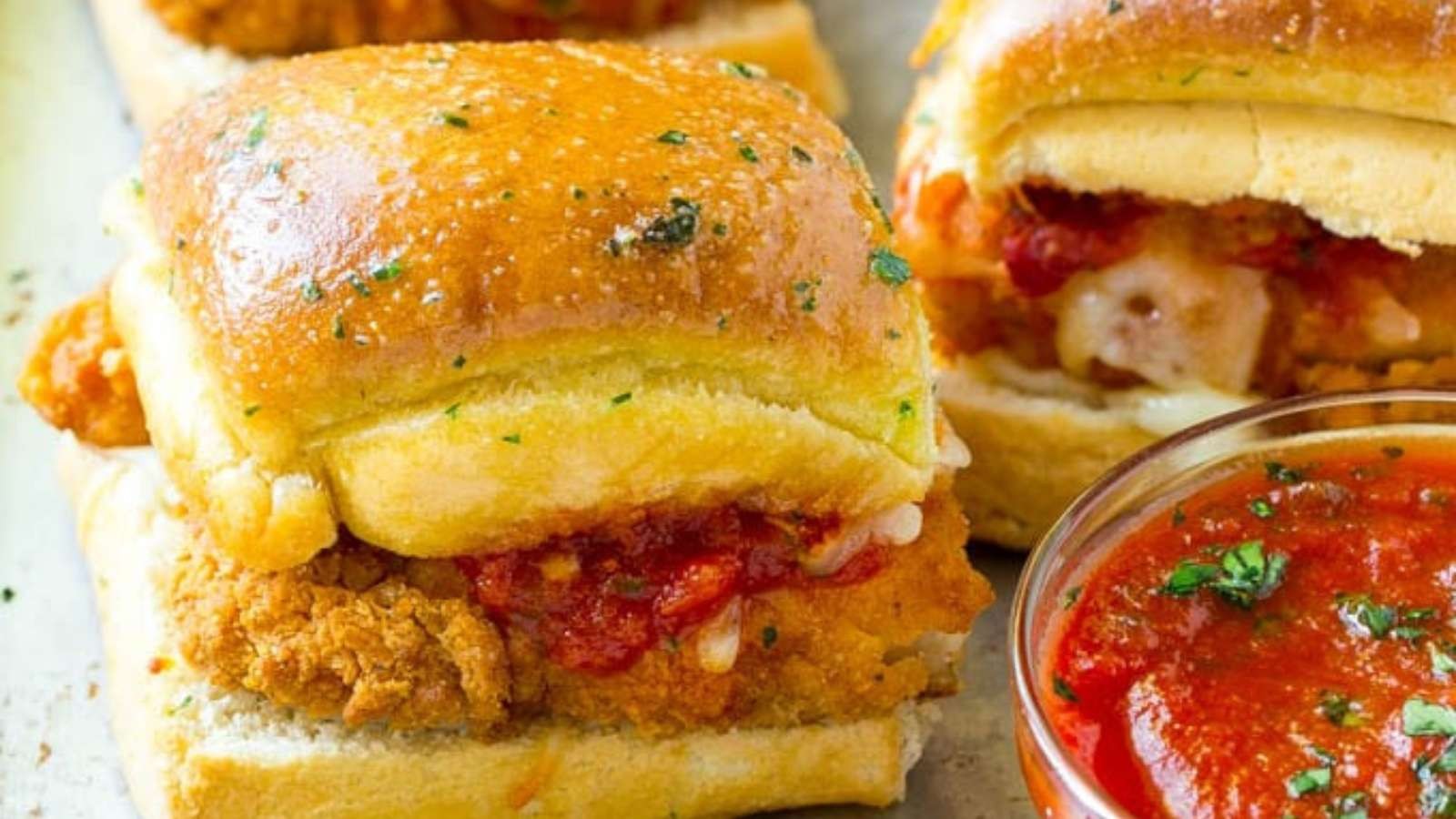 Chicken Parmesan Sliders