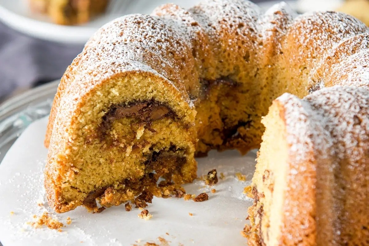 Rich Nutella Swirl Coffee Treat