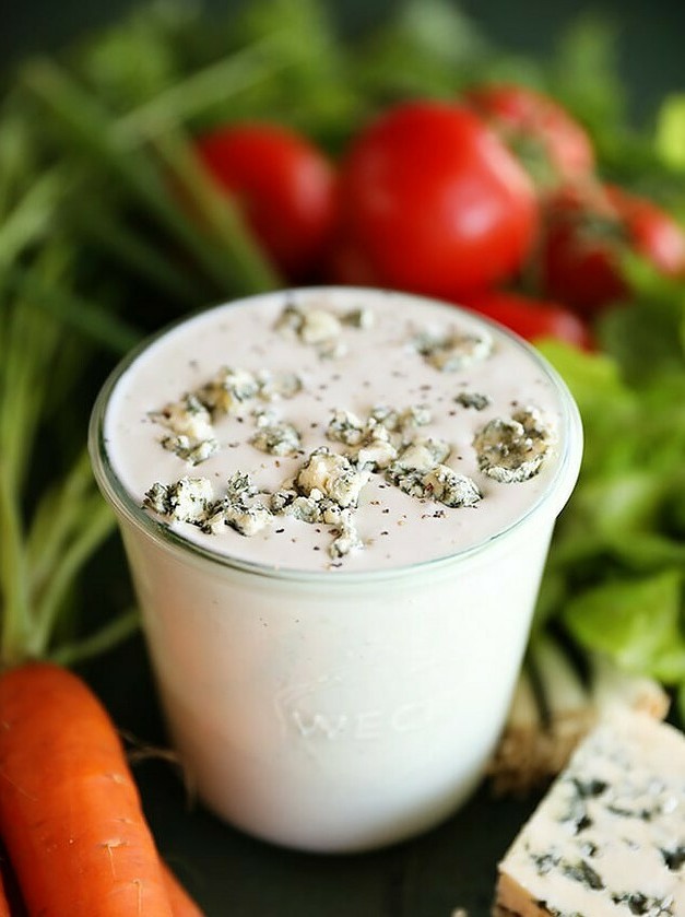 Creamy Blue Cheese Buttermilk Dressing Recipe