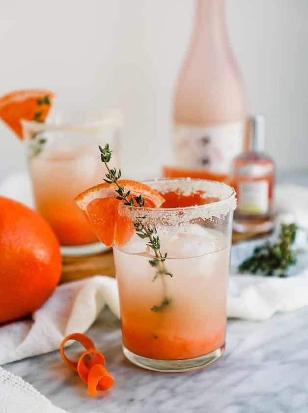 Grapefruit Honey Sake Spritzer Delight