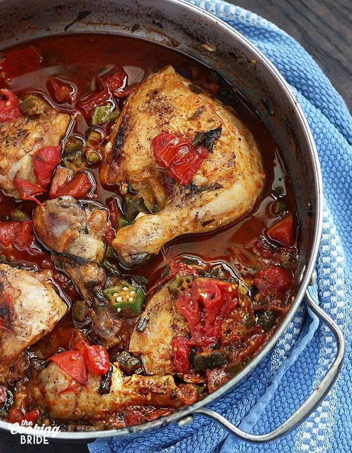 Soulful Okra & Chicken Creole Delight