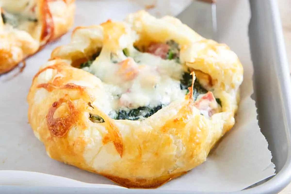 Spinach, Ham & Cheese Morning Muffins