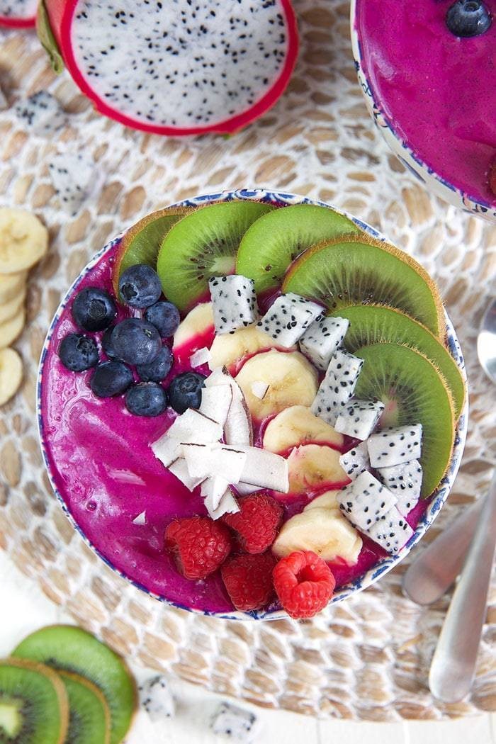 Pitaya Dragonfruit Bliss in a Bowl