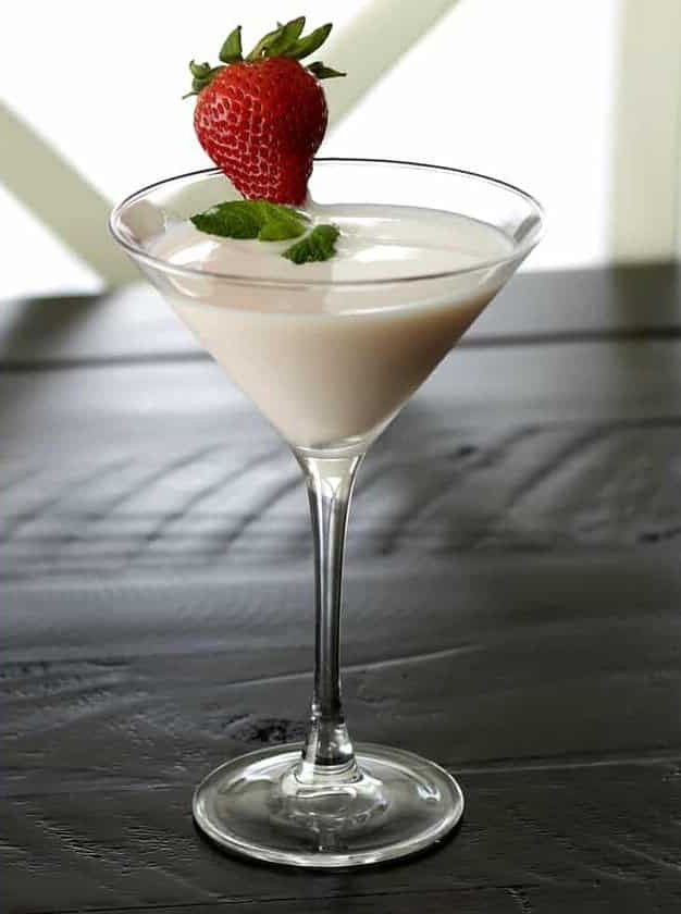 Strawberry Bliss in a Creamy Baileys Drink