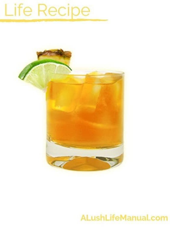 Gold Rum Twist in Paradise