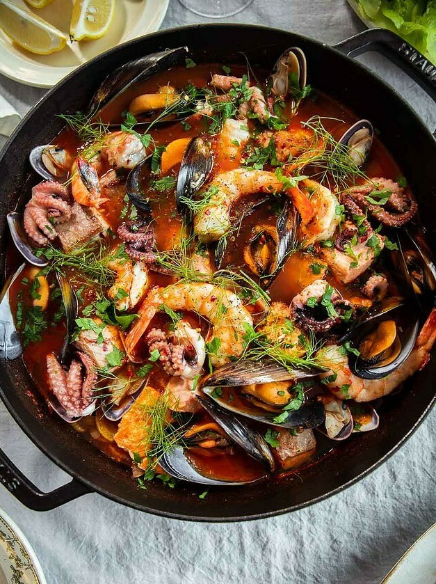 Bright Italian Seafood Stew