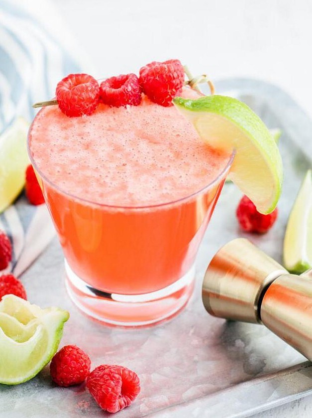 Raspberry Tequila Sparkler Delight